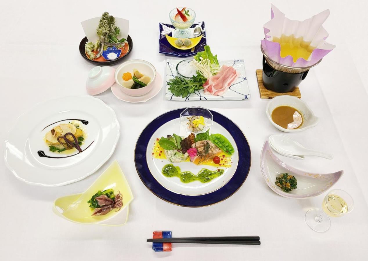阿寺温泉 フォレスパ木曽あてら荘 Hotell Okuwa Eksteriør bilde