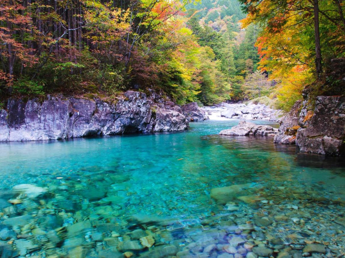 阿寺温泉 フォレスパ木曽あてら荘 Hotell Okuwa Eksteriør bilde