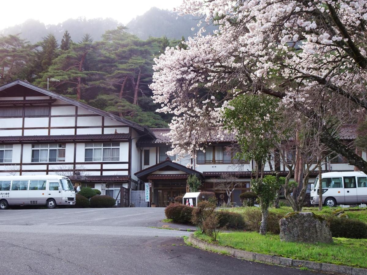 阿寺温泉 フォレスパ木曽あてら荘 Hotell Okuwa Eksteriør bilde