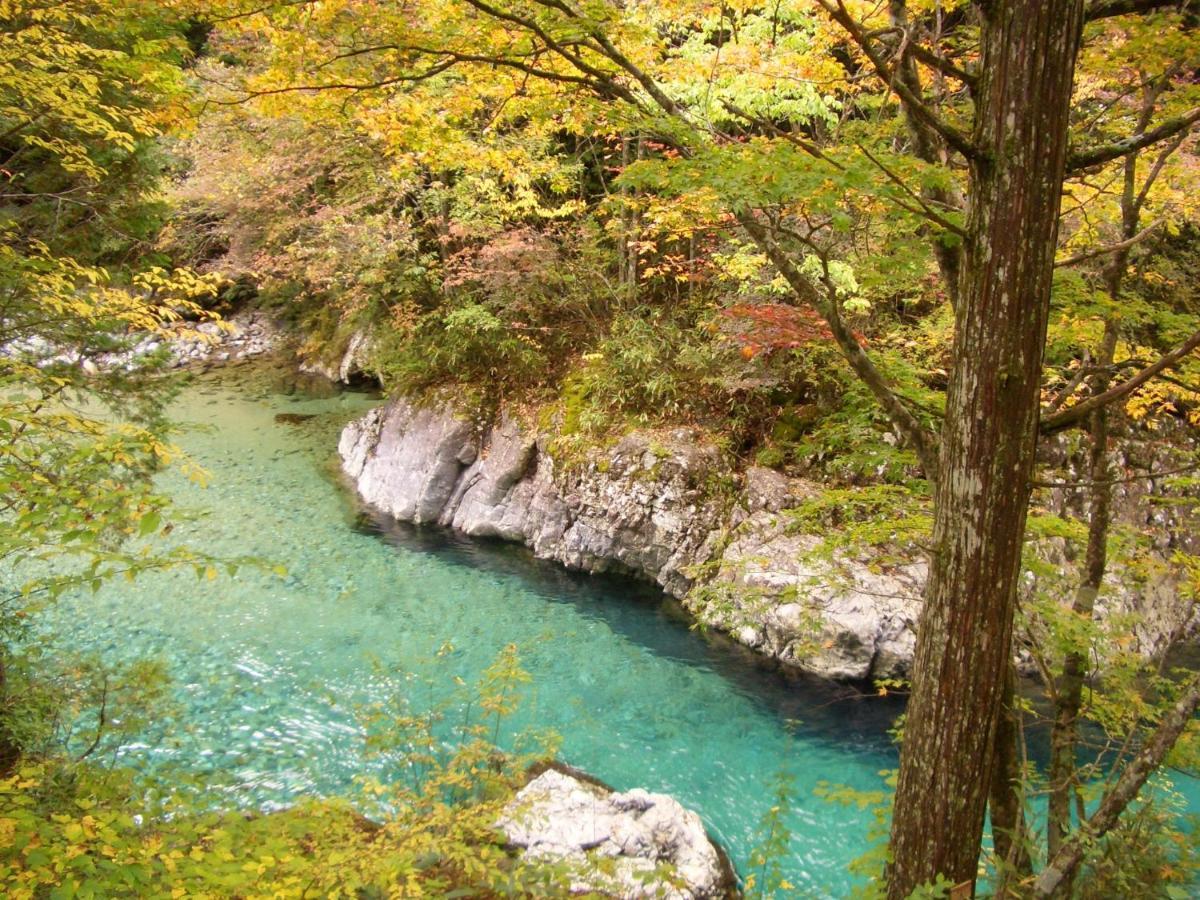 阿寺温泉 フォレスパ木曽あてら荘 Hotell Okuwa Eksteriør bilde