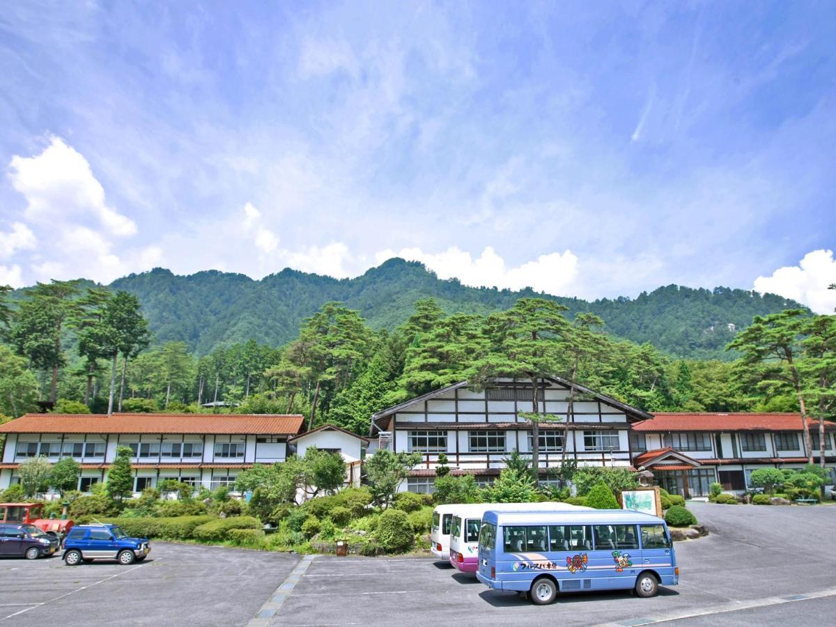 阿寺温泉 フォレスパ木曽あてら荘 Hotell Okuwa Eksteriør bilde